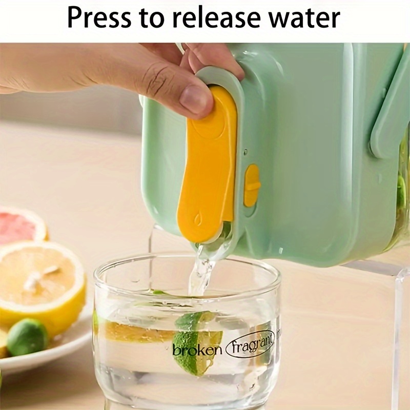 3 5l portable water dispenser 2 colors available 1 in light green abs material perfect for home office or on the go details 3