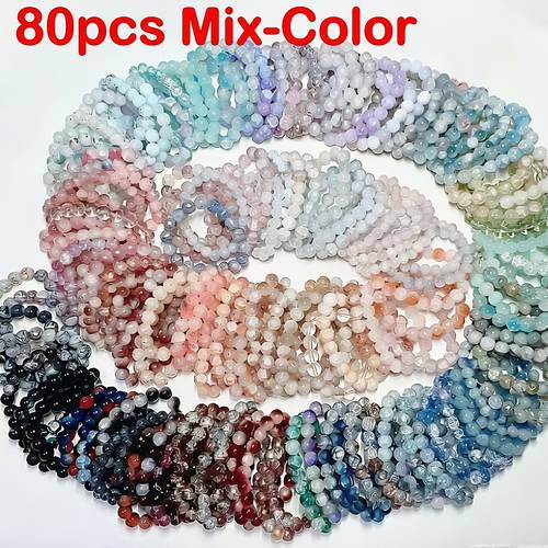 Conjunto de Pulseiras Elegantes Boémias com Contas para Mulher - 30/50/80 unidades - Contas Coloridas de Estilo Vintage, Mistura e Combinável para Roupa Casual, Festas, Férias - Acessórios de Joalharia Versáteis, Joalharia Boémia, Acessórios de Festa