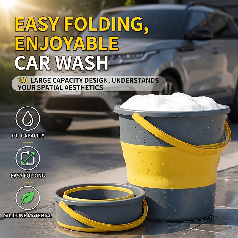 Foldable Portable Water Bucket for Camping & Travel