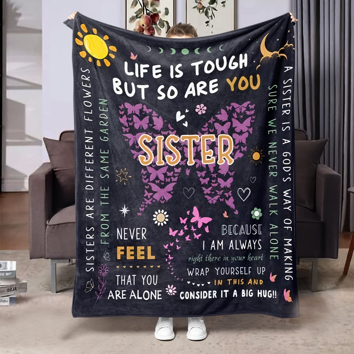 1pz coperta regalo di compleanno per , regalo da , coperta di natale per , coperta valentino amore blu in flanella, adatta per camere da letto, , soggiorni, , campeggio, auto | Su