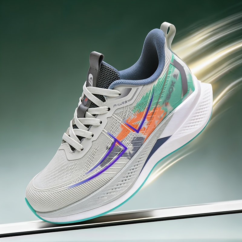 Men's Knitted Breathable Anti-Slip Sneakers, Youth Trendy Versatile Casual Shoes, Soft-Soled Outdoor Running Shoes