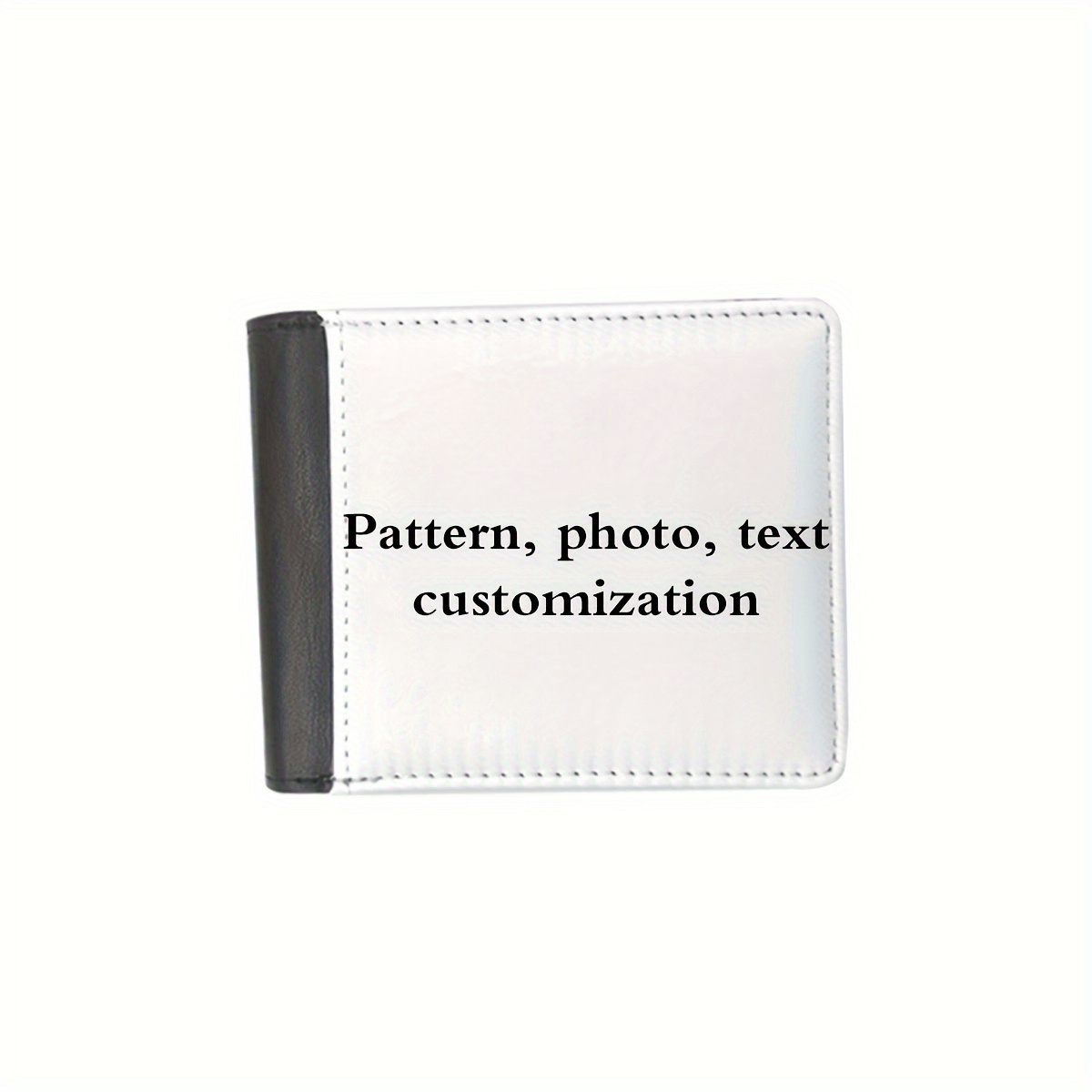 TEMU Customizable Leather Wallet With Diy – Personalized Gift For , Valentine’s Day, Birthdays & Holidays, Photo Wallet | Stylish Wallet | Sleek Wallet Style, Cute Wallet
