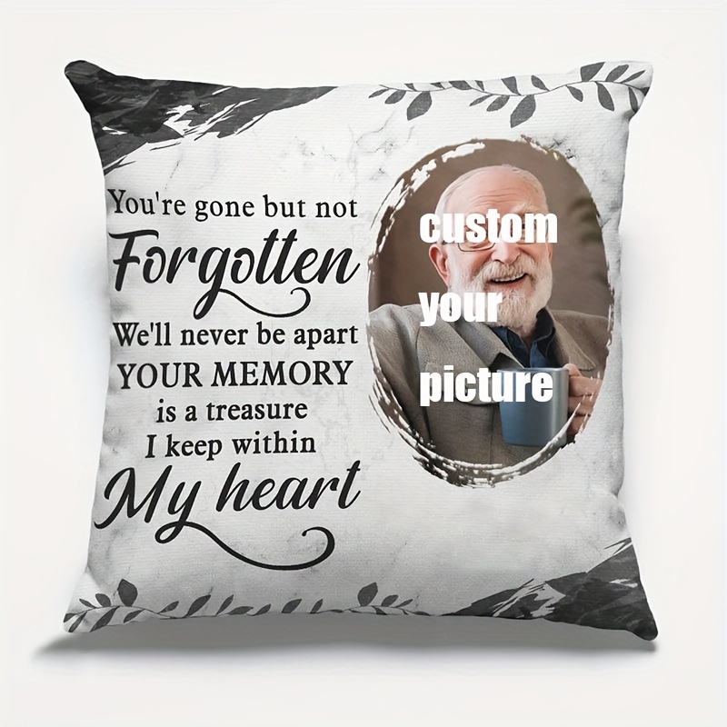 

1pc Personalized Printing 18x18 Inch Super Soft Short Plush Throw Pillow (no Pillow )