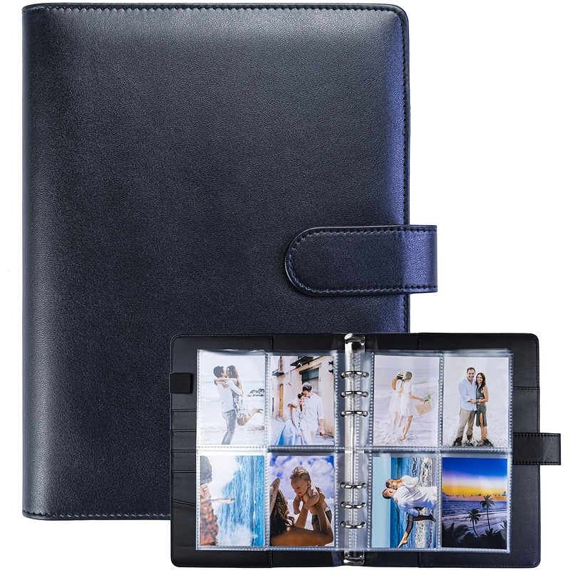 a5 kpop photo card binder 30 4 pocket card pages 6 ring a5 - Temu