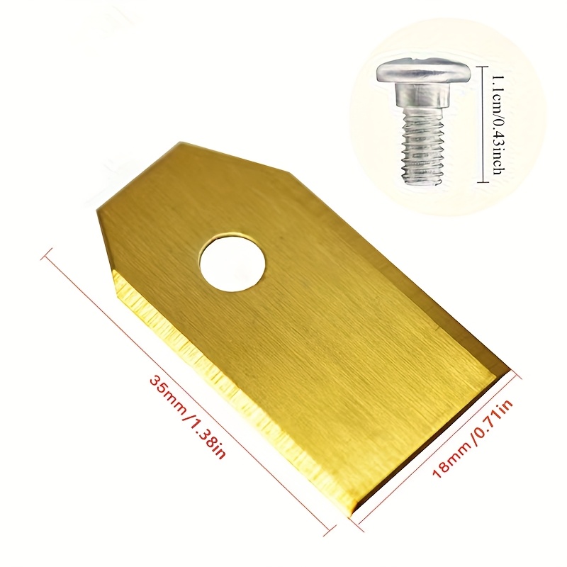 36pcs Of Titanium Replacement For Gardena Machine Lawn Mowers - Durable Metal, Manual , , Machine Mower Compatible For Efficient Weeding, Lawn Mower Accessories