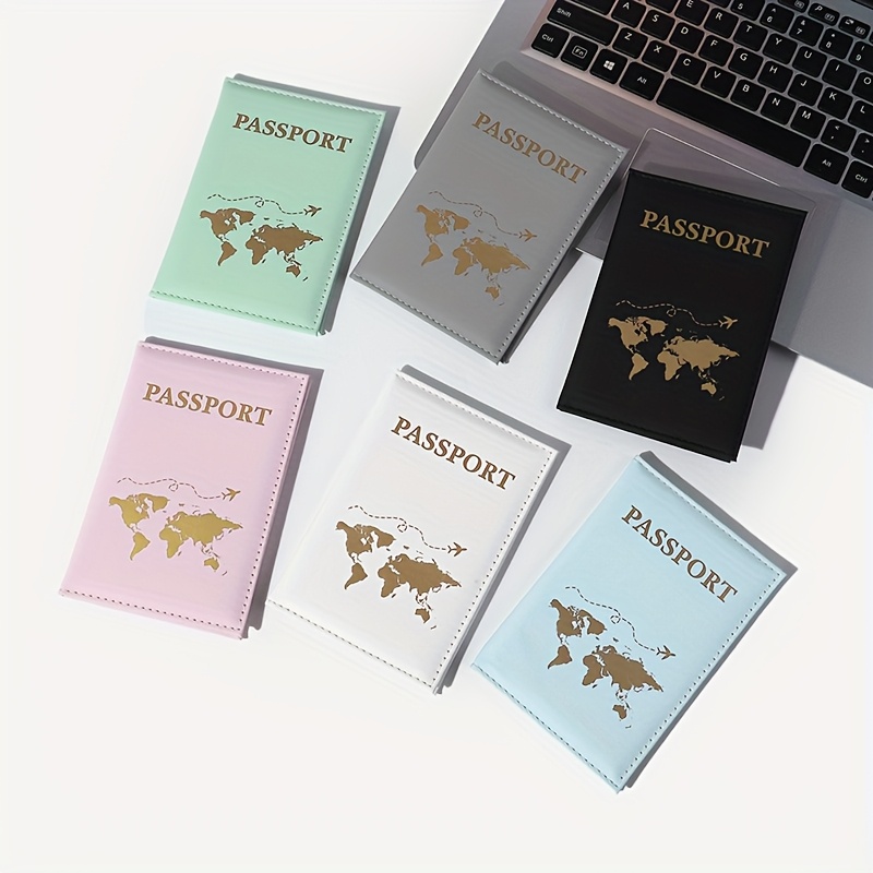 1pc Multi Functional Map Travel Passport Case, Passport Protection Case, Travel Credit Card Cover, ID Card And Document Passport Protection Case