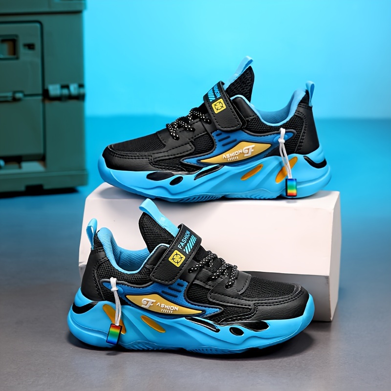 Image of Boys' Tennis Shoes 2026 Spring/summer New Style Campus Mesh Breathable Running Shoes, Boys' Sneakers, Children's Shoes, Soft Sole Running Shoes, Middle And Older Kids' Sneakers