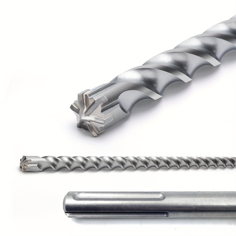 1pc 500mm Length SDS-MAX Handle Six Blade Impact Electric Hammer Drill Bit Concrete Drilling Drill Bit 18/20/22/25/28/30/35mm