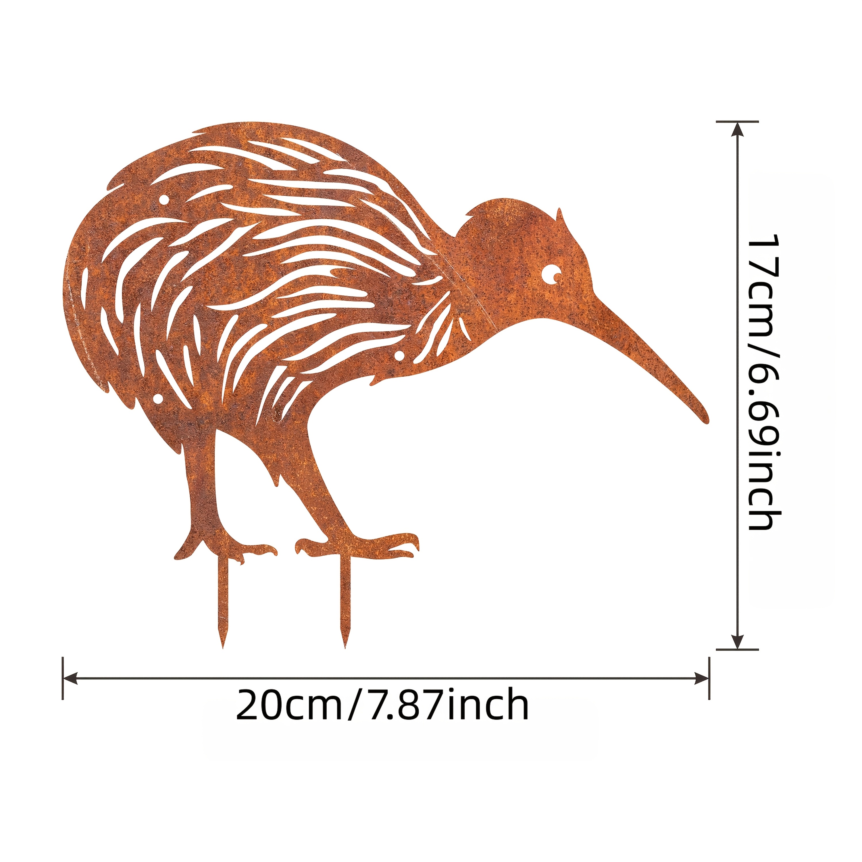 TEMU 2d Flat, [2d Flat] Kiwi Bird Garden Sign Suitable For & Outdoor Decoration - New Zealand National Emblem Themed Yard Art, Acrylic Kiwi Bird