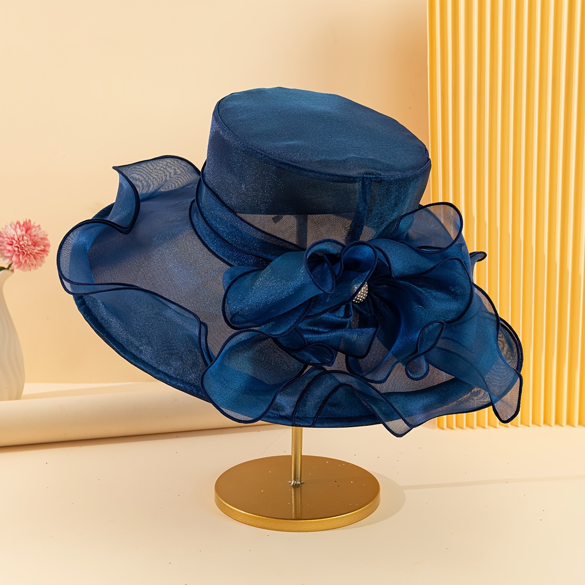 

Women's Summer Sun Protection Beach Hat, Wide Foldable Travel Cap With Band