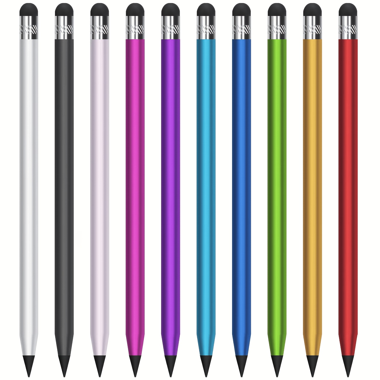 TEMU Random 3-pack 2-in-1 Mobile Phone And Tablet Universal Touch Pens Compatible With Ipad, , And Other Tablet Phones, As Well As Endless Pencils