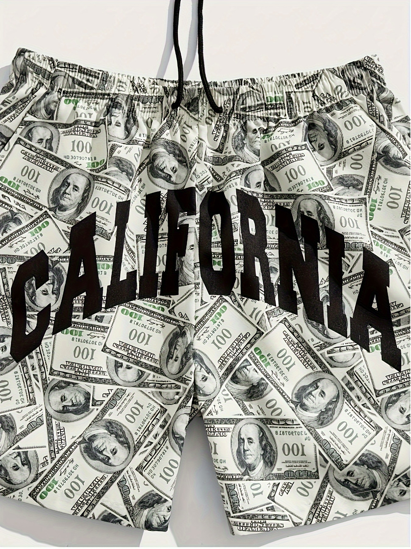 shorts estampados billetes 100 dólares hombre ideales verano - Main Image
