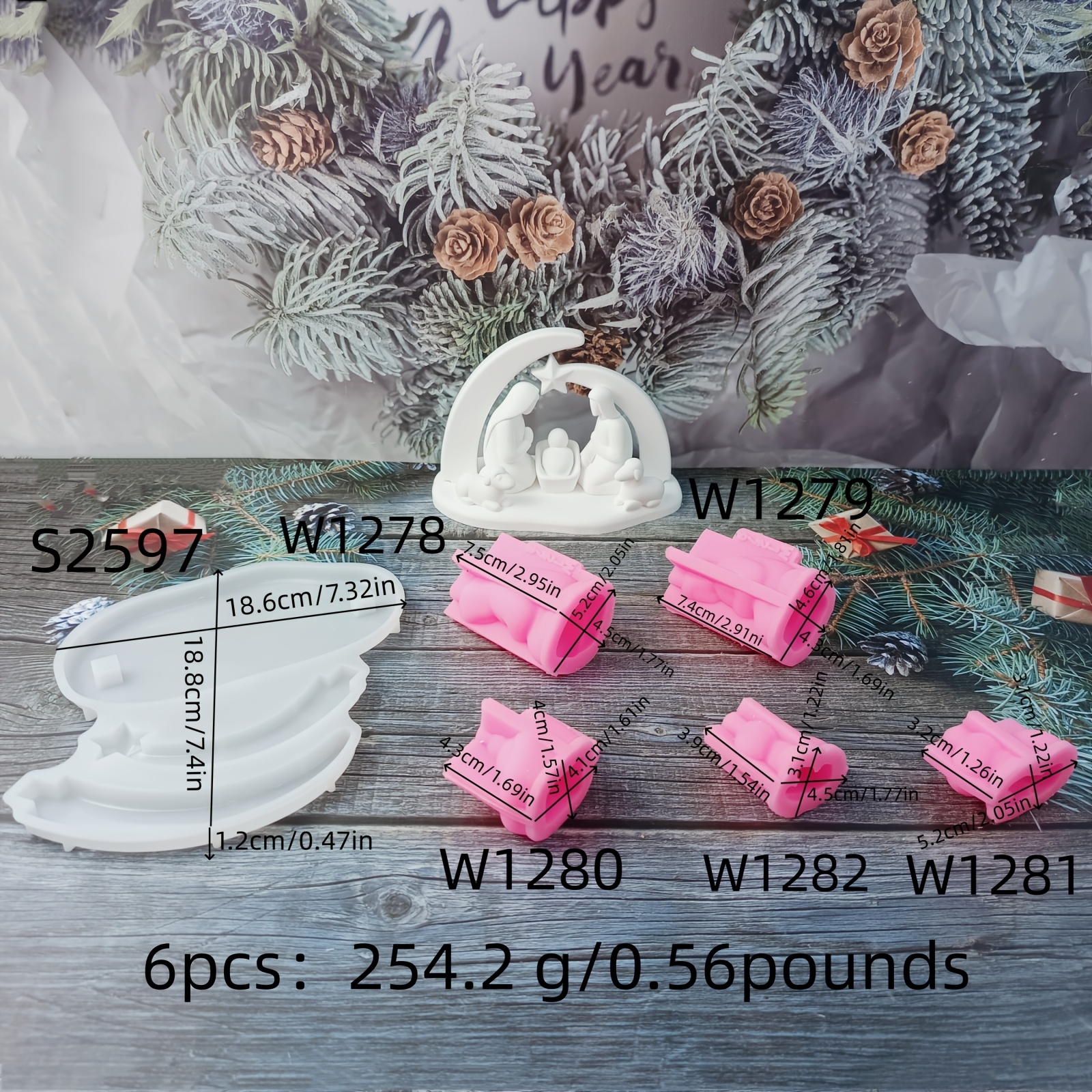 E-shop Harz-Silikonform „Wurde zu Ostern “. 3D-Ornament-Silikonform, DIY-Kerzen-Silikonform, Gips-Ornament-Silikonform, Silikonform für Heimdekoration,