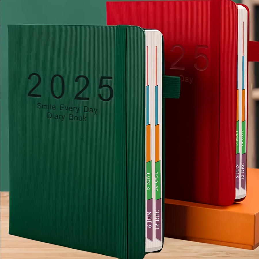 

2025 Diary - 400 And , - , Time Management, Per Day, 365-day Plan For Use - English , Adult