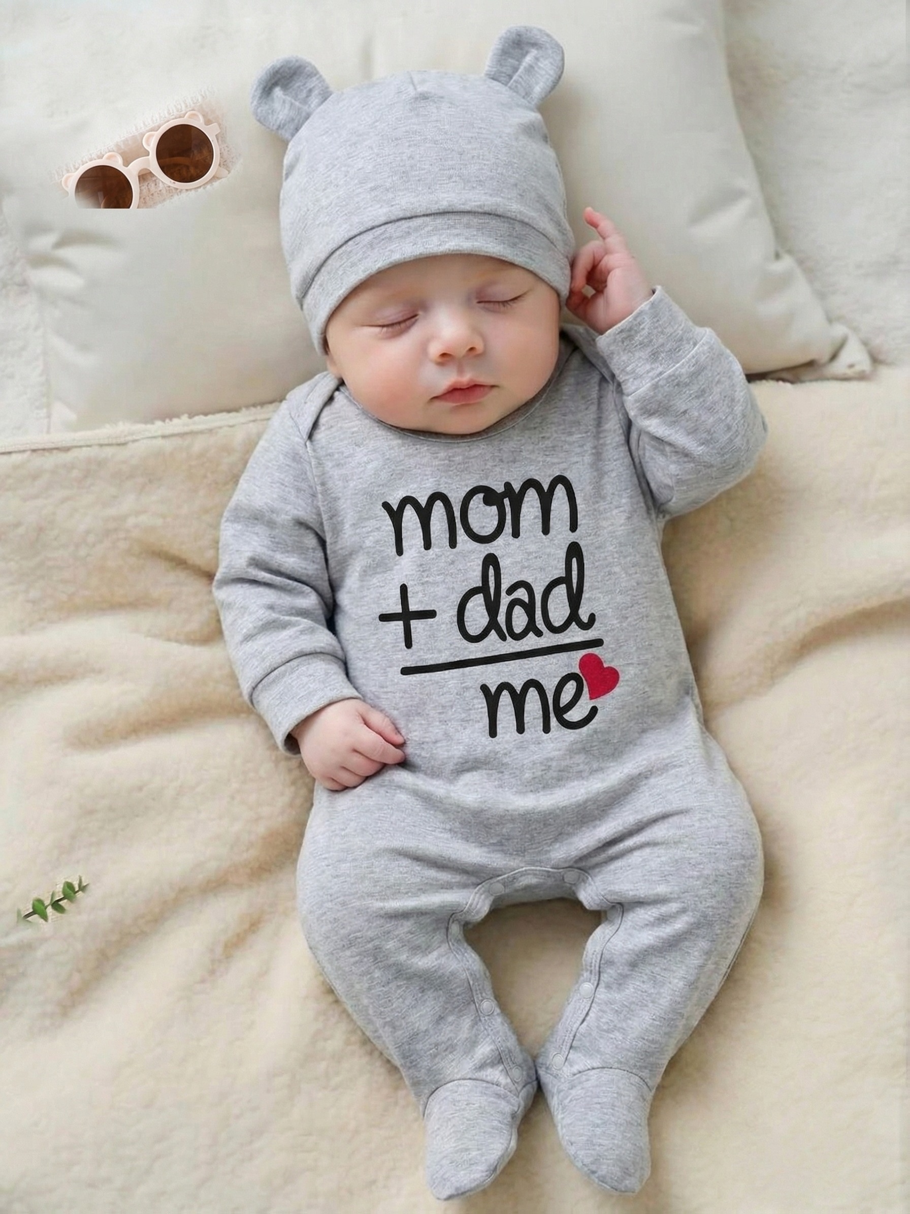 Rompertje met voetjes voor babyjongen