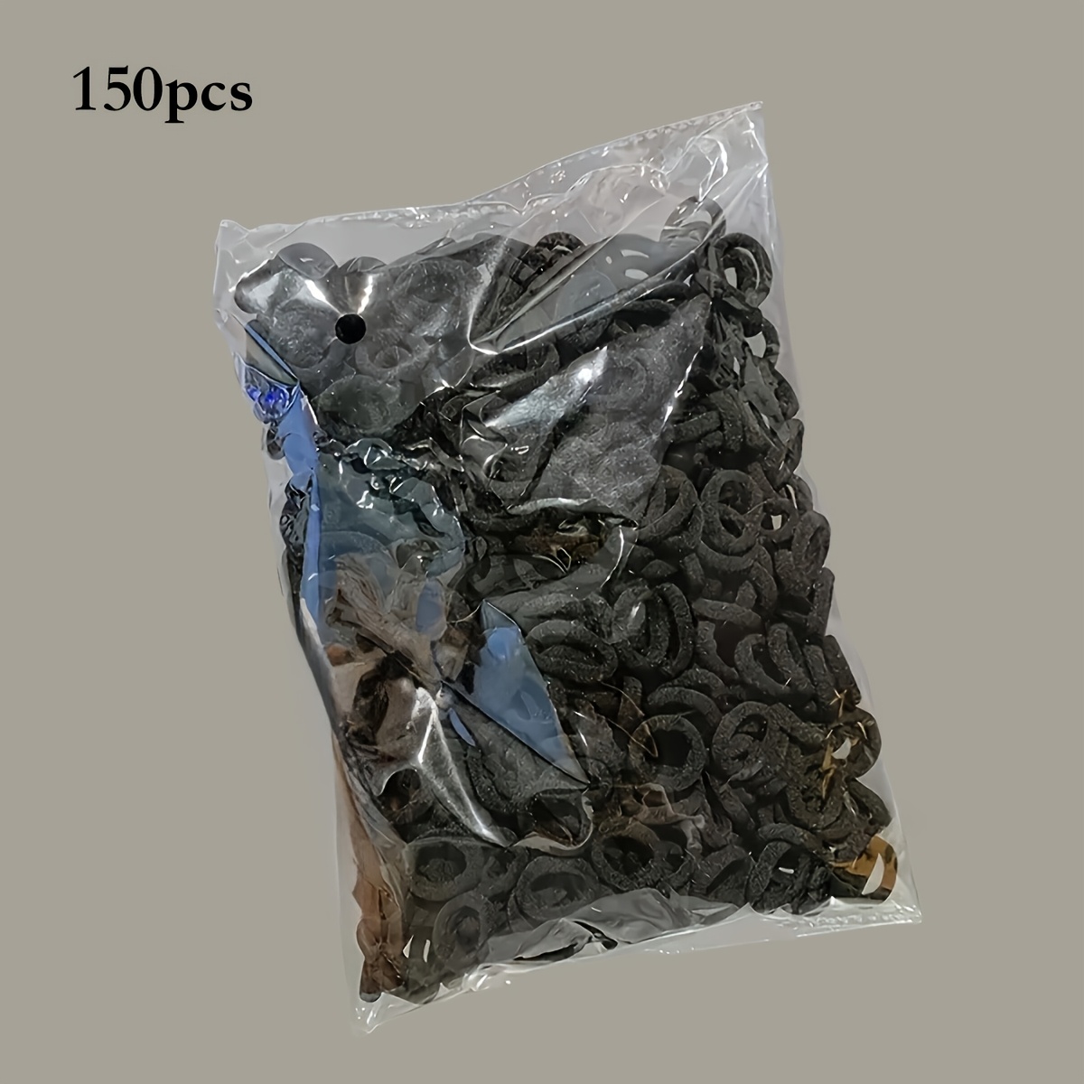 150pcs Soft Hair-friendly Basic Thumb Hair Ties For High And Low Ponytails, Buns, And Everyday Versatile Elastic Bands