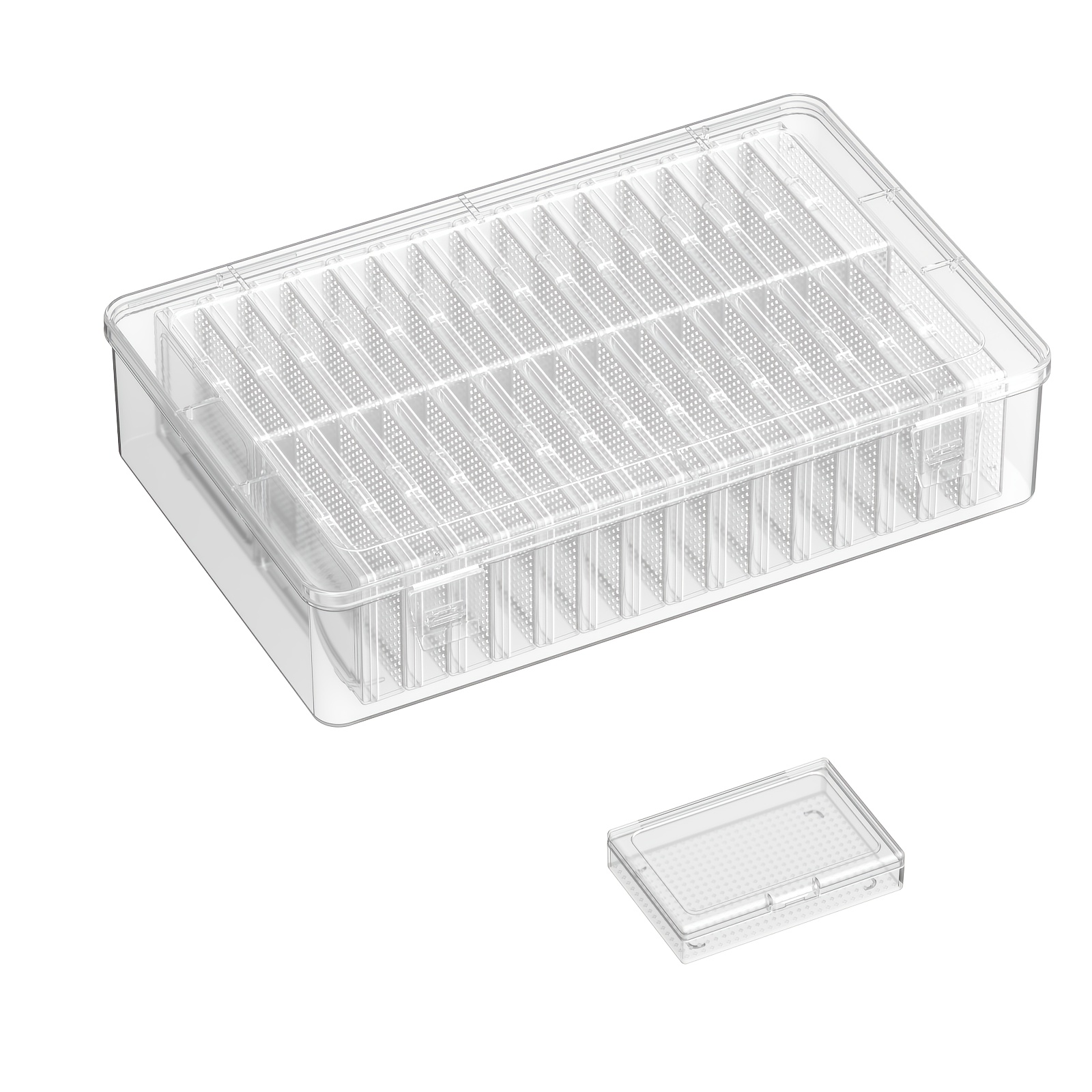 30pcs Diamond Painting Trays, Trays With Lids, Storage Containers & Tray, Upgrade Convex Point Bottom Design For Efficient Crafting
