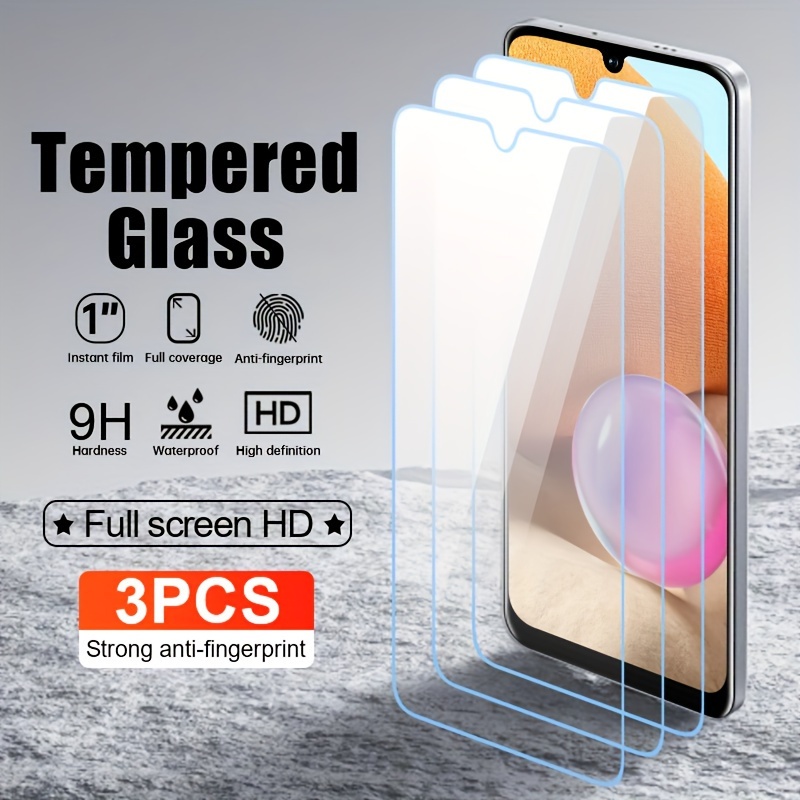 

3-pack Tempered Glass Screen Protector A05/a05s/a15/a15 5g/a25/a35/a55/a04/a04s/a04e - , Full Coverage, 9h Hardness, Anti-fingerprint - Compatible With A04 /a14/a24 4g/a34/a54 5g