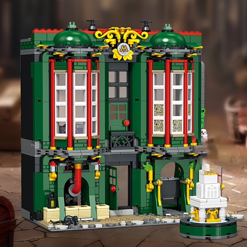 City Coffee Shop Building Blocks Set, Compatible with Lego, Modular  Architecture Three-Story House Building Blocks for Adult (1443pcs)