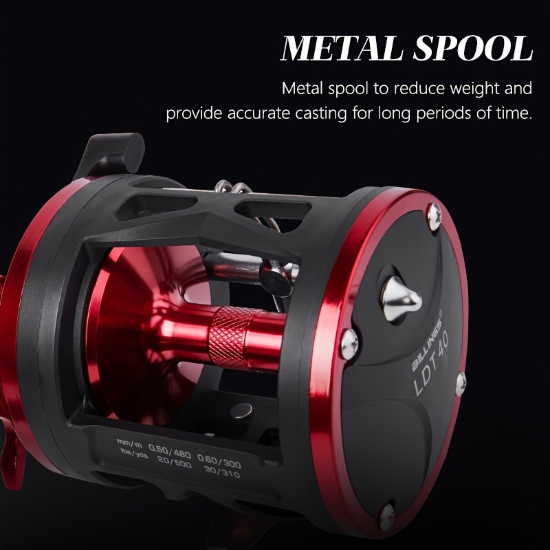trolling drum fishing reel baitcasting reel 3 8 1 - Temu United Arab  Emirates