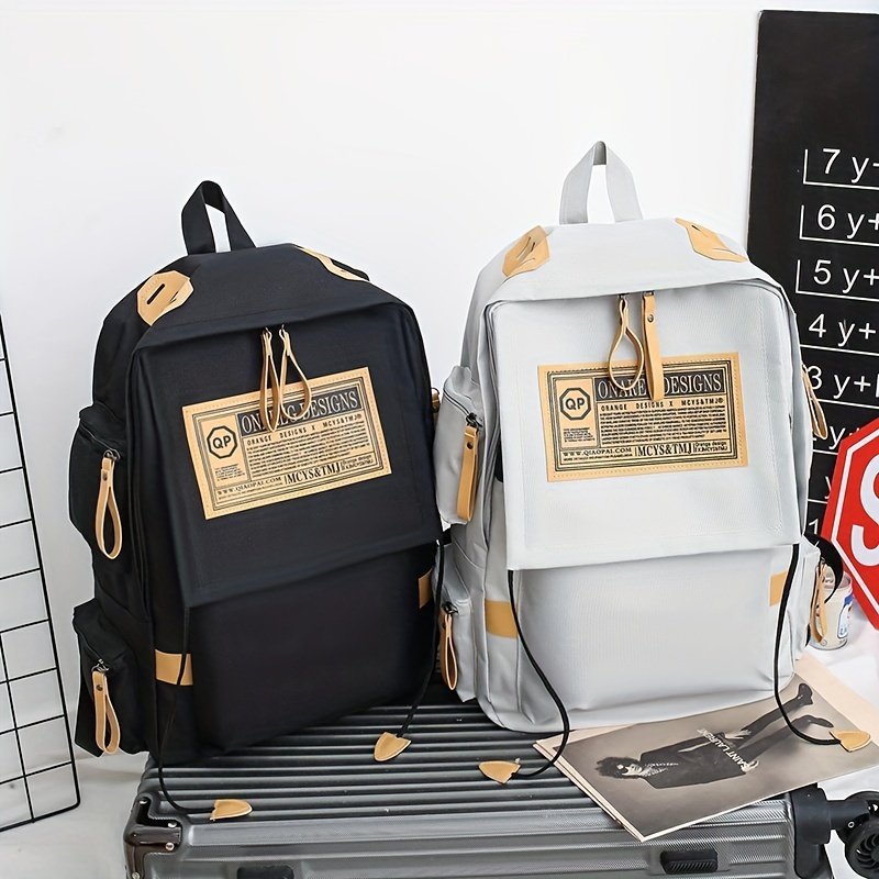 Mochila de almuerzo para hombre, mochila grande con aislamiento para laptop  escolar con puerto USB para estudiantes, resistente al agua, resistente