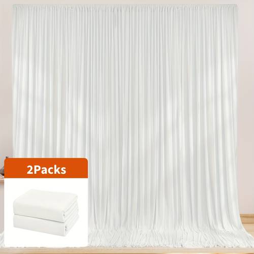 10ftx10ft background curtain used for wedding wrinkle free background curtains photo decoration background cloth suitable for shower photography stage reception desk