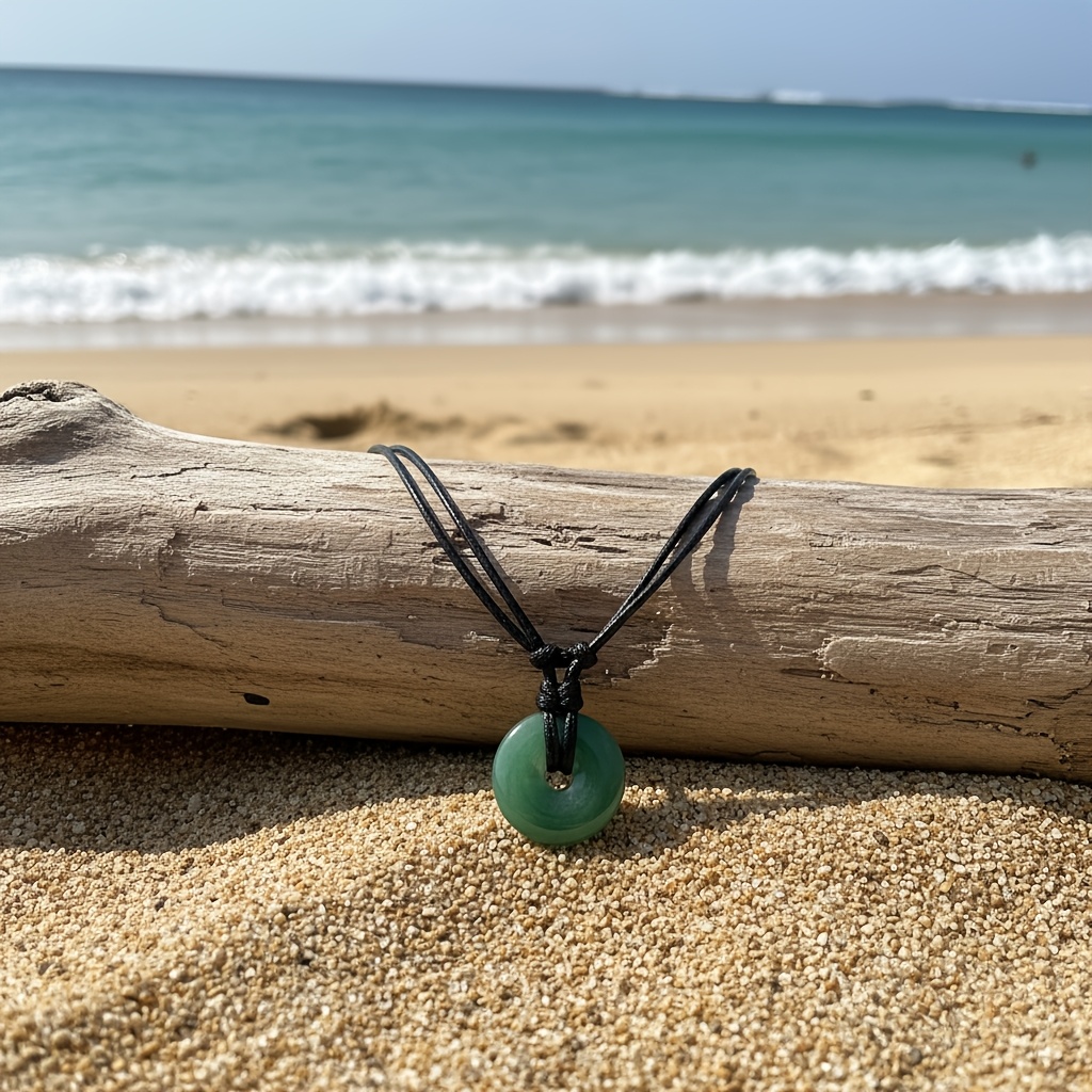 Women's Minimalist Adjustable Sliding Knot Black Wax Cord Necklace