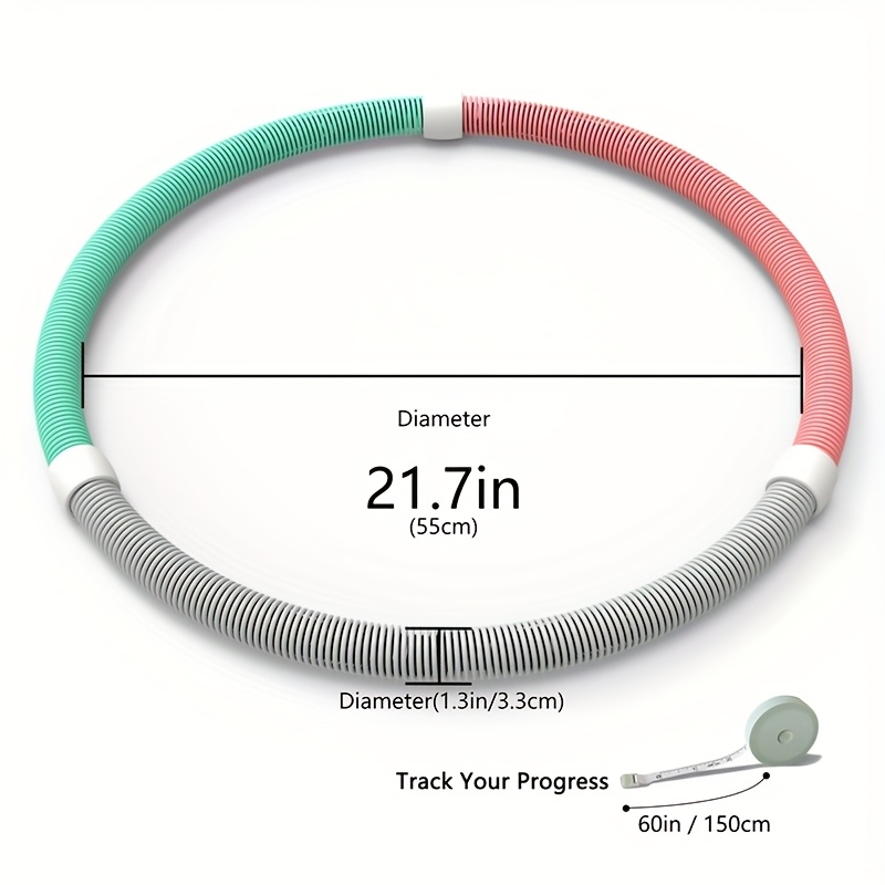 weighted   hula adjustable   bands for   back chest workouts home gym equipment for women men mixed colors workout accessories   durable construction Product details 4