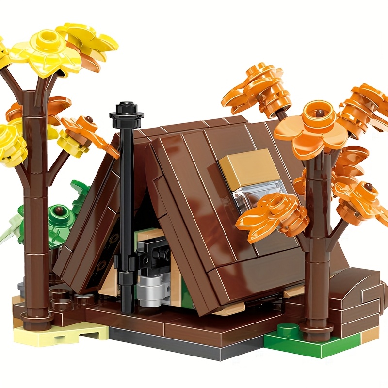 Mini Triangle House Building Block Toy Set