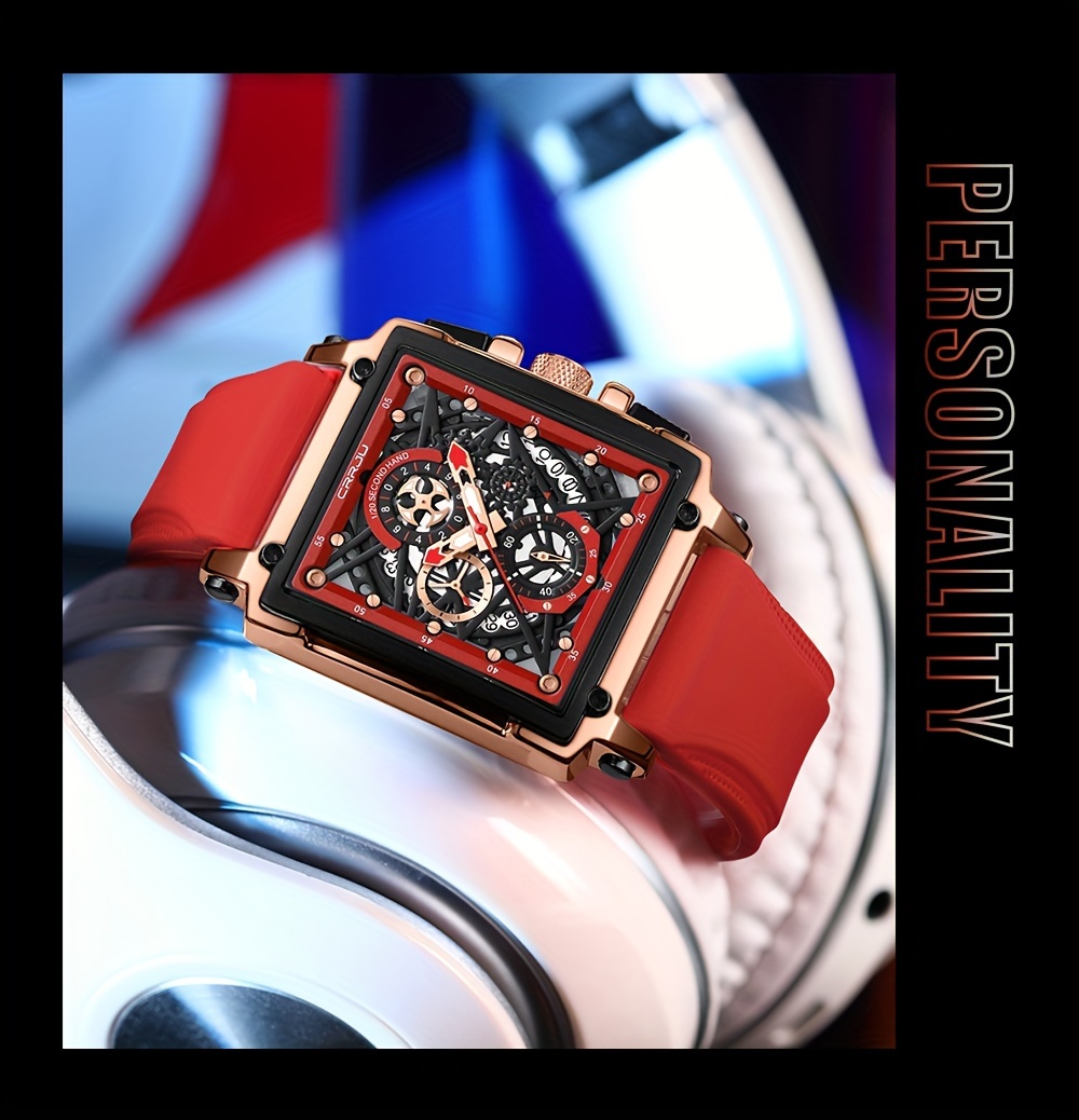 unisex watch light   multifunctional   silicone strap sports details 8