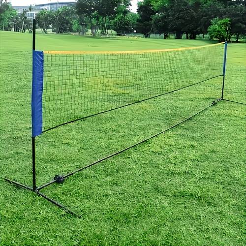 153 54 29 53 inch training sports net suitable for badminton tennis paddle ball soccer multi scene training portable badminton sports net one badminton shuttlecock random color specifications 153 54 29 53 inches playing