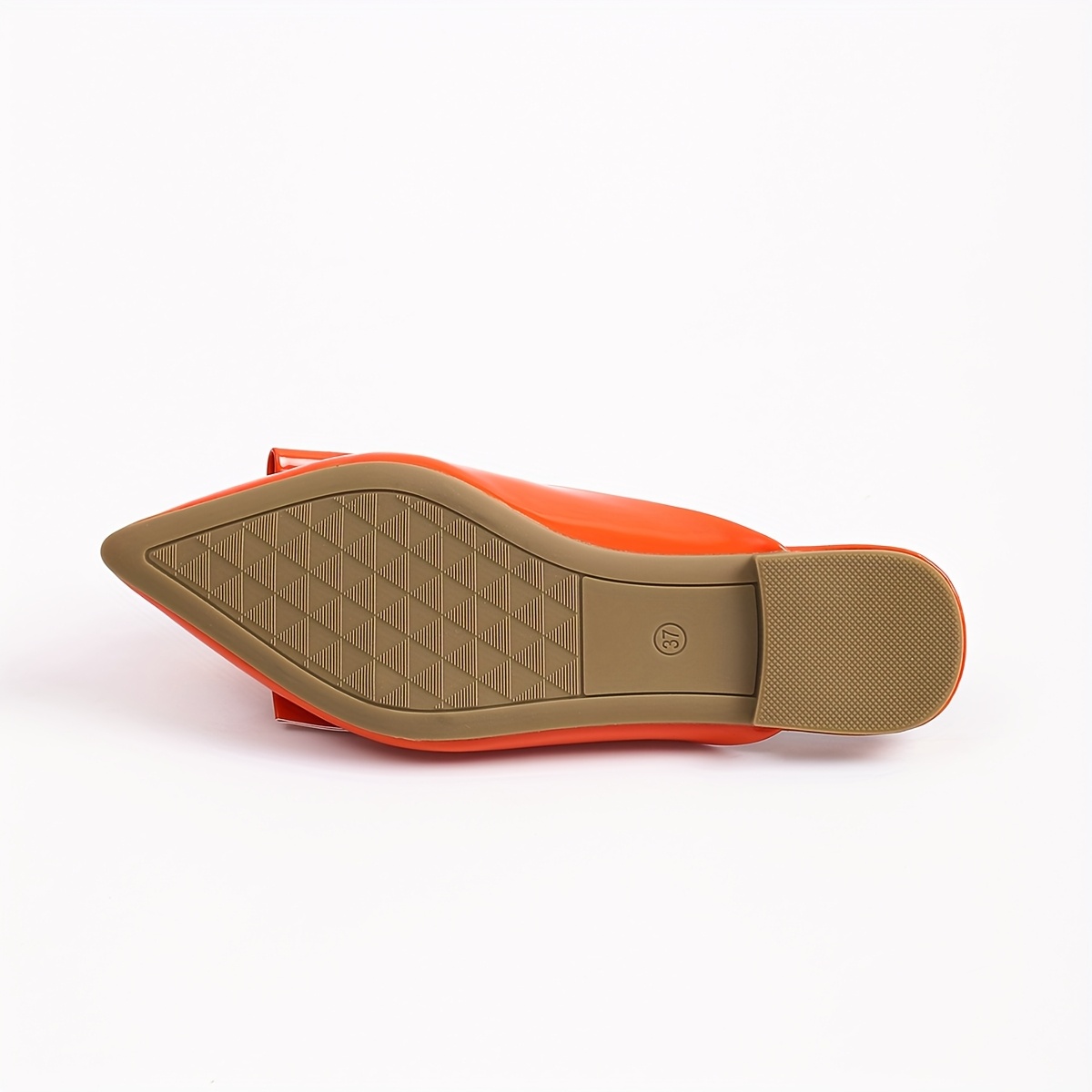 womens orange pointed toe square - Temu