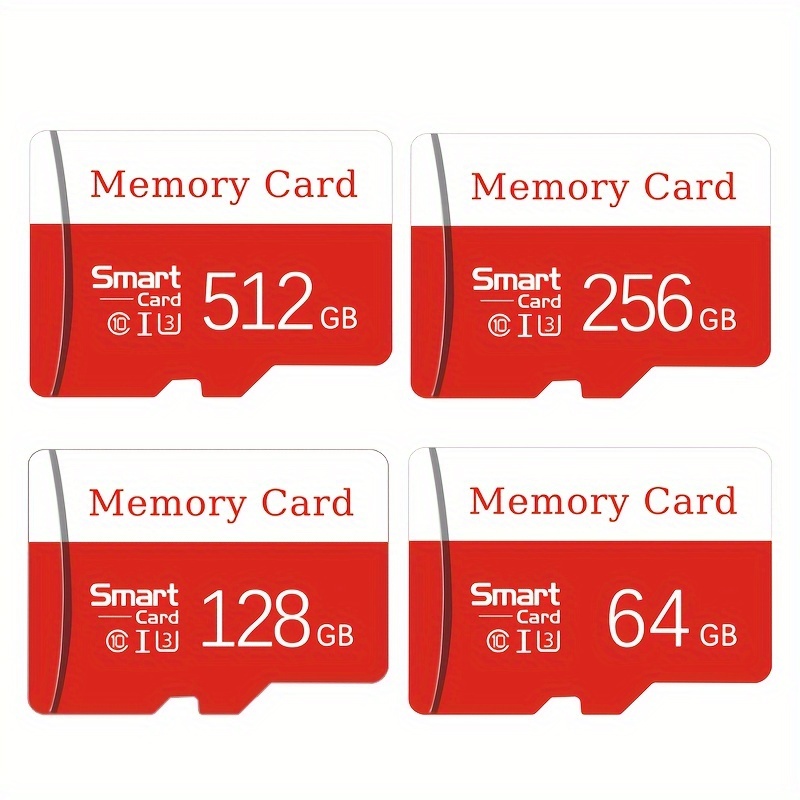 

Microsdxc Memory Card High-speed Class 10 | Smart Cards For Smartphones, Tablets, Cameras, Surveillance | Variety Pack 128gb, 256gb, 512gb Multi-capacity Set
