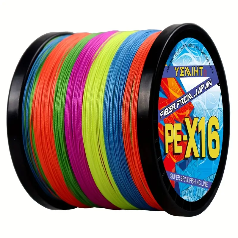 * Braided Fishing Line - Strong & Durable PE Material, 500m/546YDS, 11.34KG-90.72KG, Multicolor * Tested for Freshwater, Saltwater Fishing * Braided Fishing Line - Strong & Durable PE Material, 500m/546YDS, 11.34KG-90.72KG, Multicolor * Tested for Freshwater, Saltwater Fishing