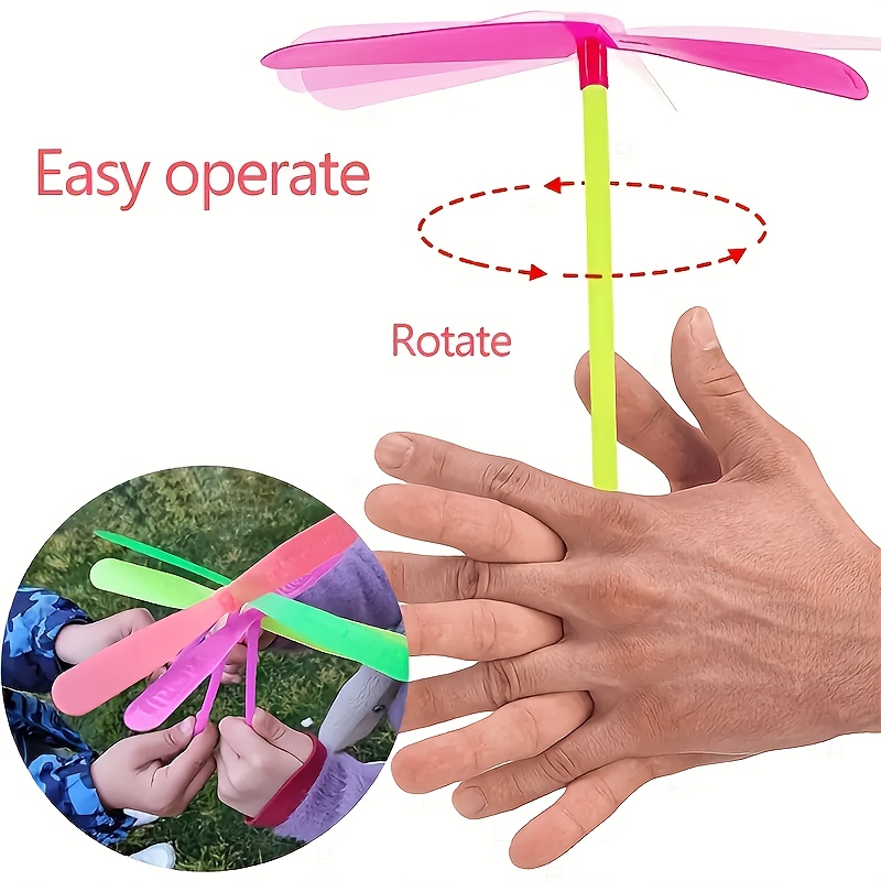 20pcs Random Color Plastic Dragonfly Friction Spiral Propeller - Fun  Outdoor Toys, Flying Toys, Birthday Party Toys