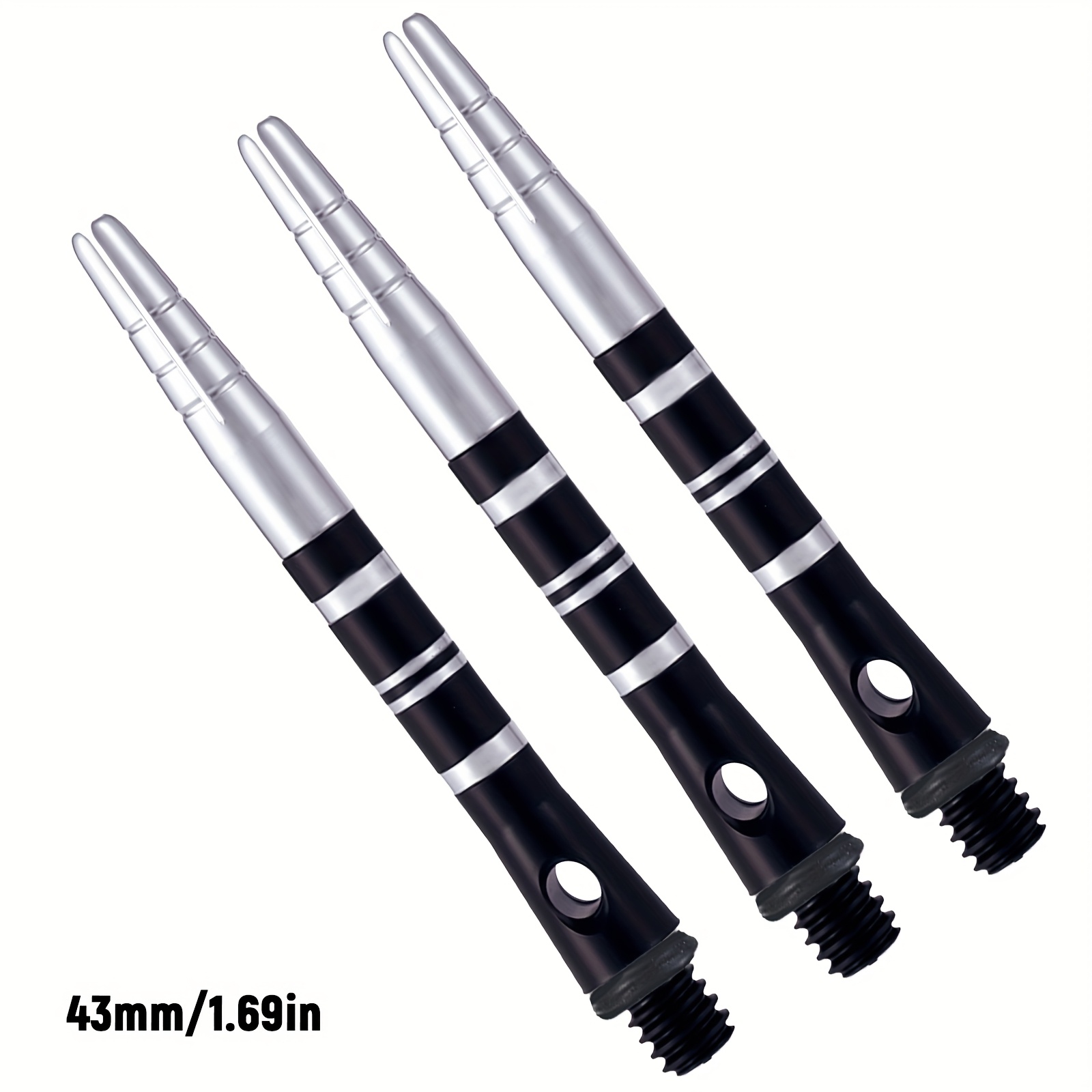 43mm Rotatable Aluminum Alloy Dart Shafts 3pcs