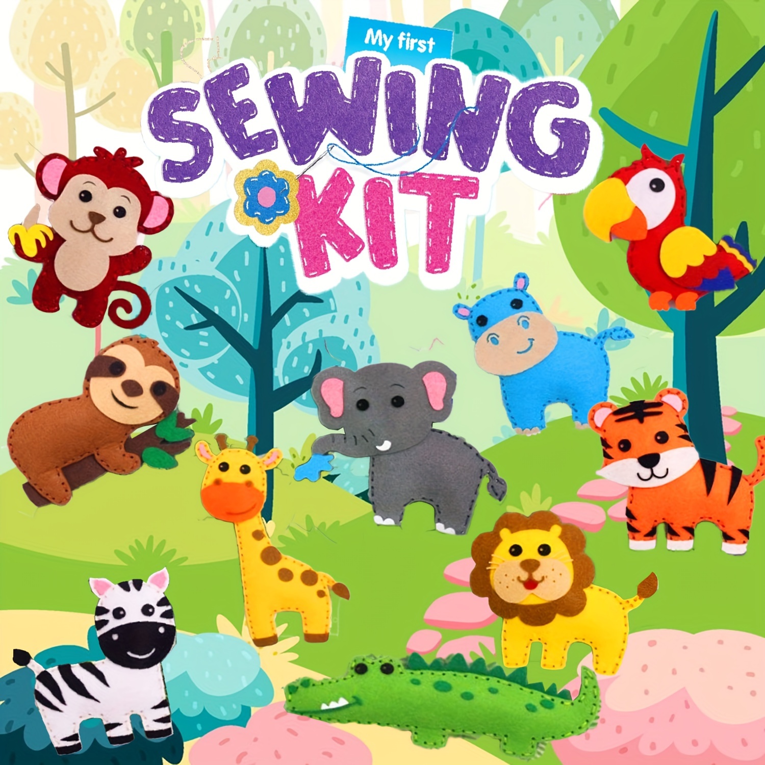 

[top-] 10- Diy Sewing Kit For - Set Instructions, & Embroidery For Boys & - For To Sew