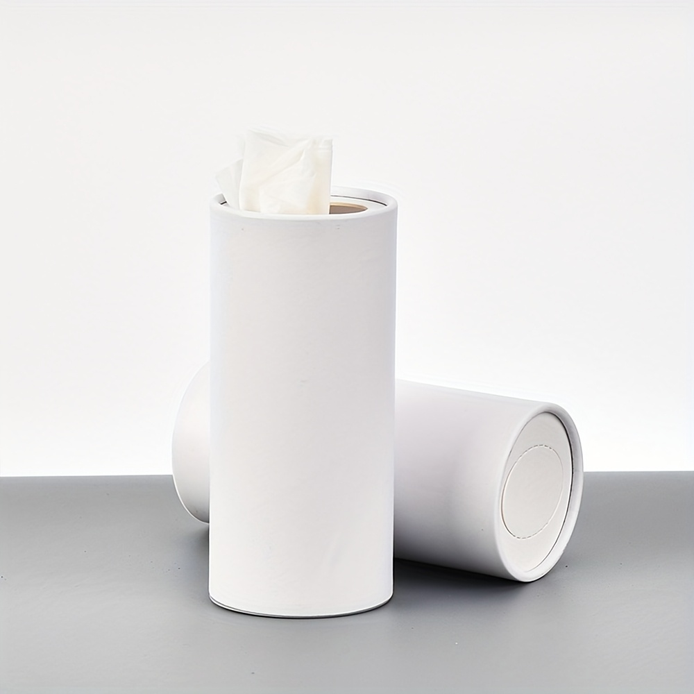 2pcs cylinder tissue box organizer space   home napkin holder sturdy construction minimalist   for vehicles offices living rooms   tissue dispenser office supplies modern decor durable construction office workers Product details 3