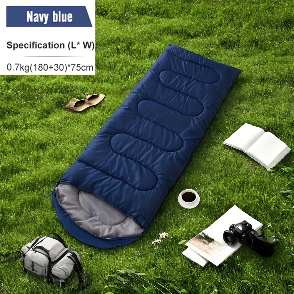 

Lightweight Waterproof Sleeping Bag For Adults - Ideal For Backpacking, Camping & Hiking | Warm Polyester Fiber, Zip Closure, Rectangular Shape Sleeping Bag For Camping Camping Sleeping Bag