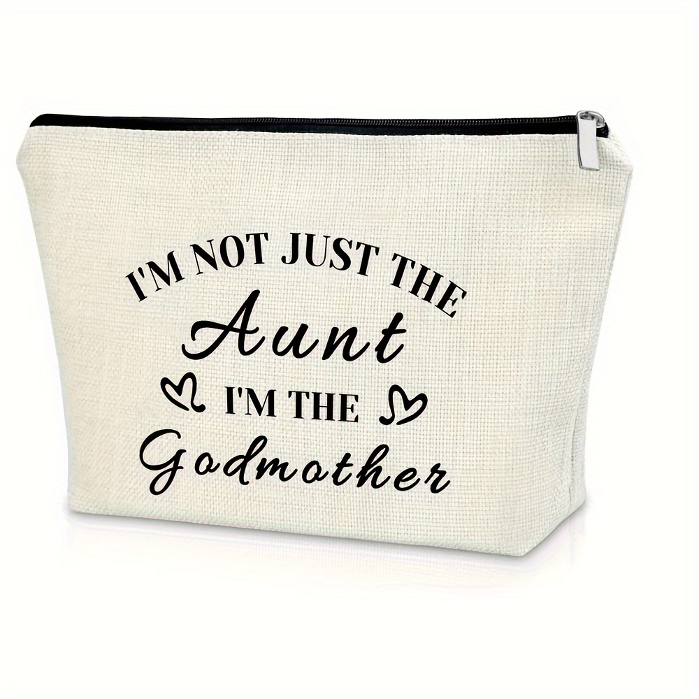 

Godmother Aunt Gifts Godmother Gifts From Godchild Makeup Bag Godmother Aunt Gift For Mother's Day Godmother Proposal Gifts Cosmetic Bag Birthday Christmas Gifts For Her Cosmetic Travel Pouch