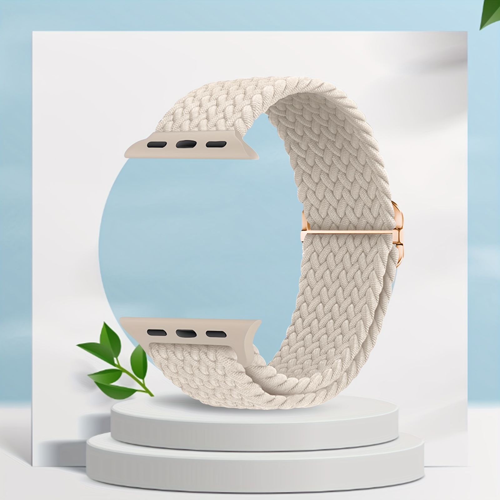 Image of Stretchy Nylon Solo Loop Bands Compatible With For Iwatch 38mm 40mm 41mm 42mm 44mm 45mm 46mm 49mm, Adjustable Braided Sport Elastic Wristbands Women Men Straps For Iwatch 11/10/9/8/7/6/5/4/3/2/1/se