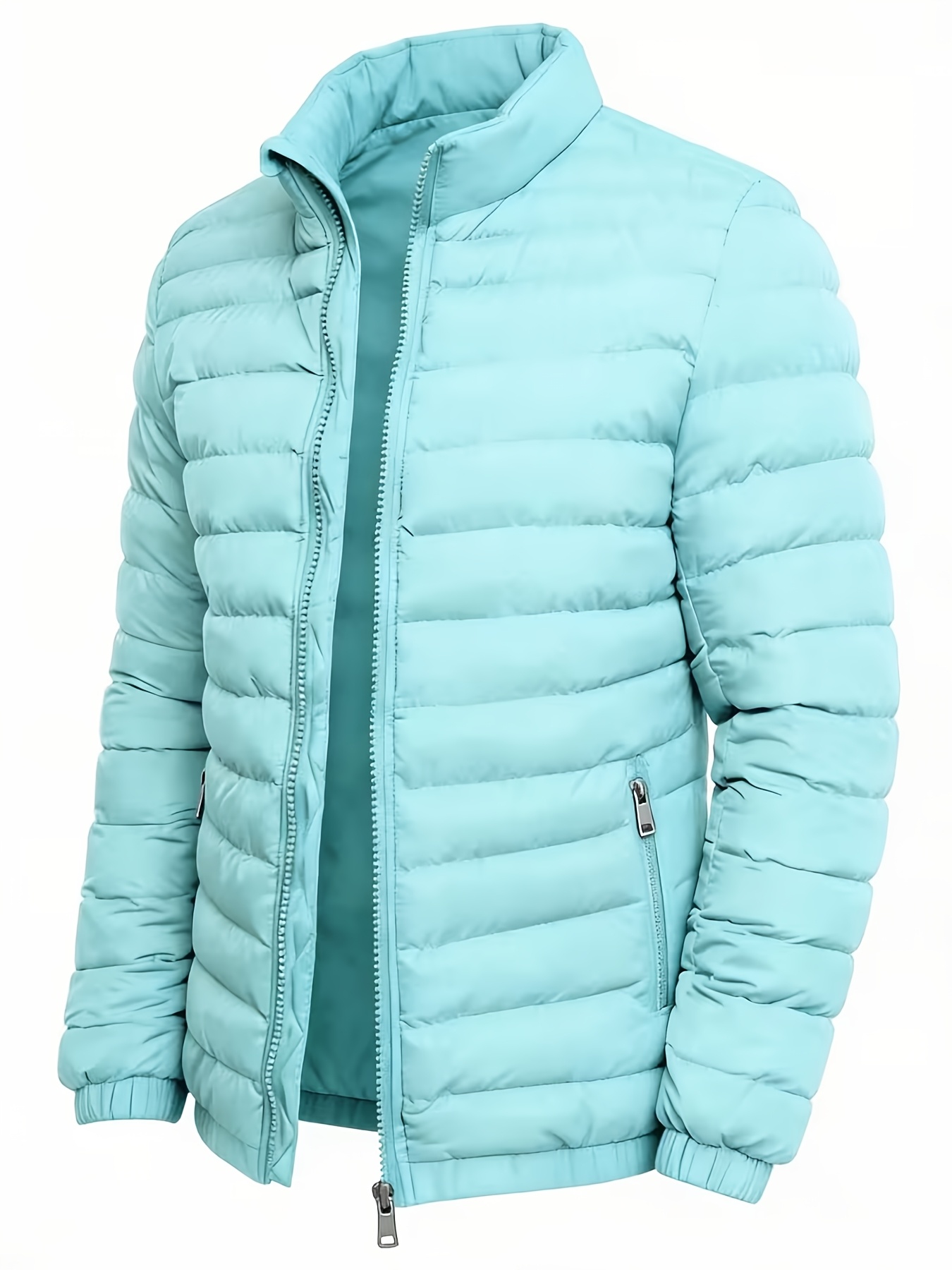 Cross-Border Winter Men's Padded Jacket 2pcs Set