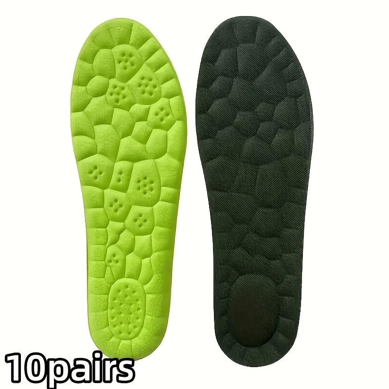 TEMU 10 Pairs Packed . Lightweight, Soft Insoles With Gentle Elasticity And . Comfortable For Sports Shoes And Casual Shoes