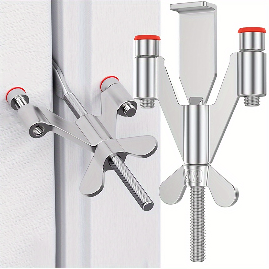 

Stainless Steel , Travel Security Door Barricade, Hotel Door Jammer, Home Safety , Universal Fit, No Battery Required, Durable Metal Construction, Easy Installation, Intrusion Prevention