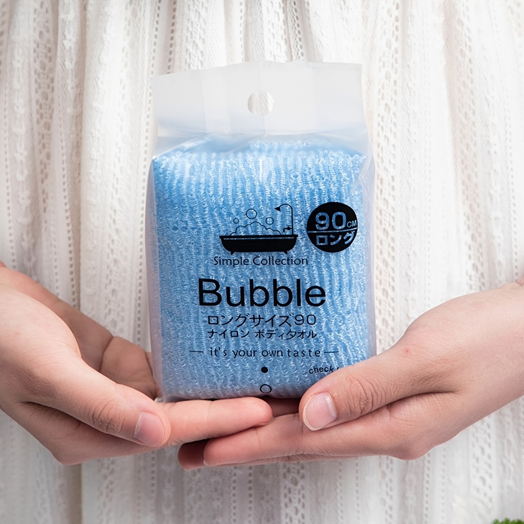 TEMU Toalla de baño exfoliante, ideal para hombres y mujeres para exfoliar su espalda, un artefacto para frotar la espalda, exfoliante de espalda de