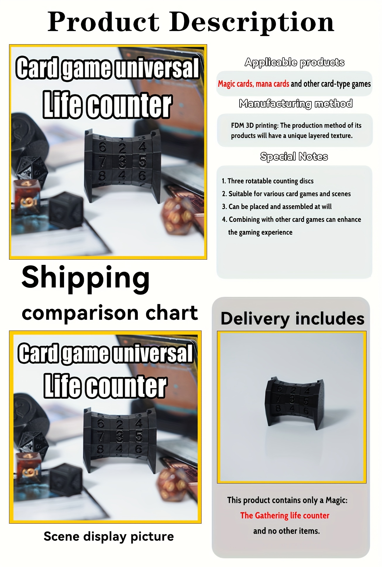 3d mtg card life counter 0-99 Life Counter | Life Tracker for TCGs & MTG