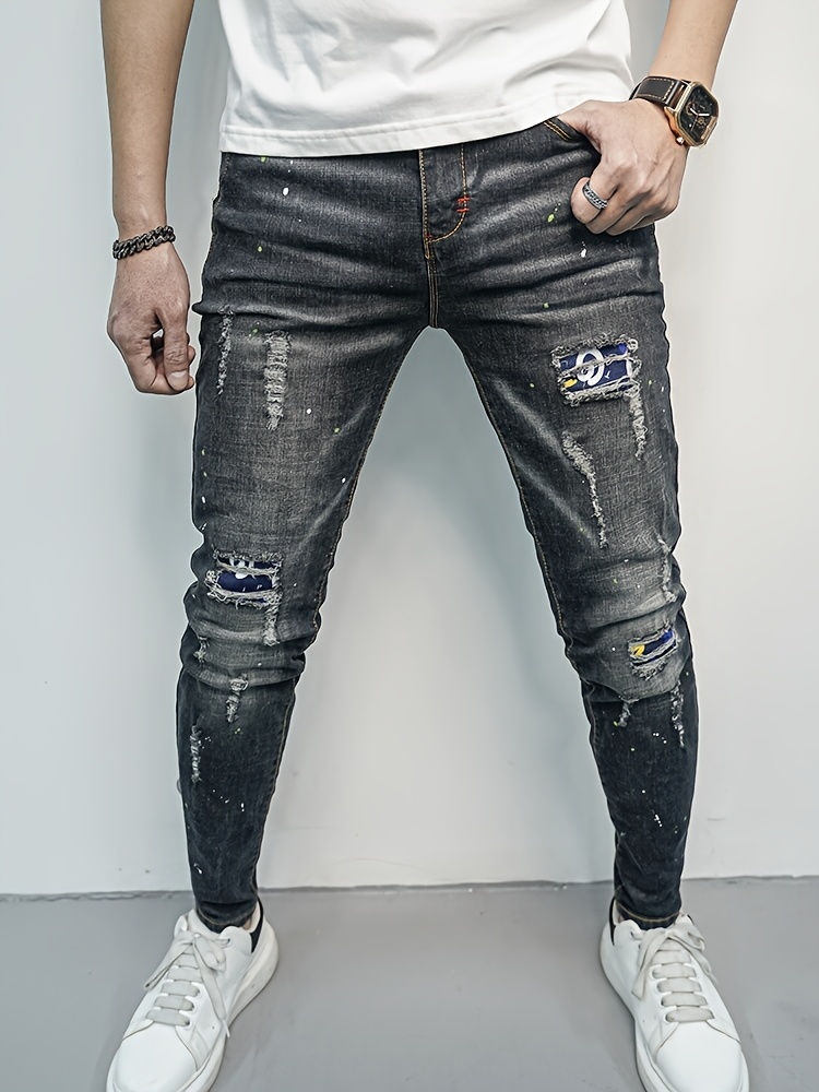 Hip Hop Jeans New Fashion 2019 Ripped Denim Mens Jeans