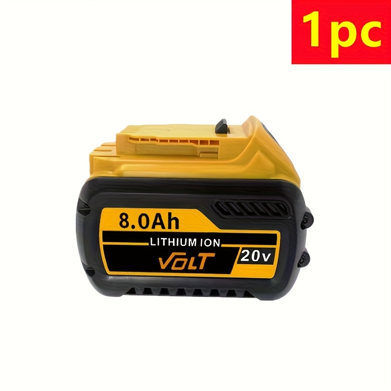 TEMU Batterie de remplacement rechargeable, batterie au lithium pour perceuses électriques, batterie de puissance adaptée à divers outils, DCB206-2,