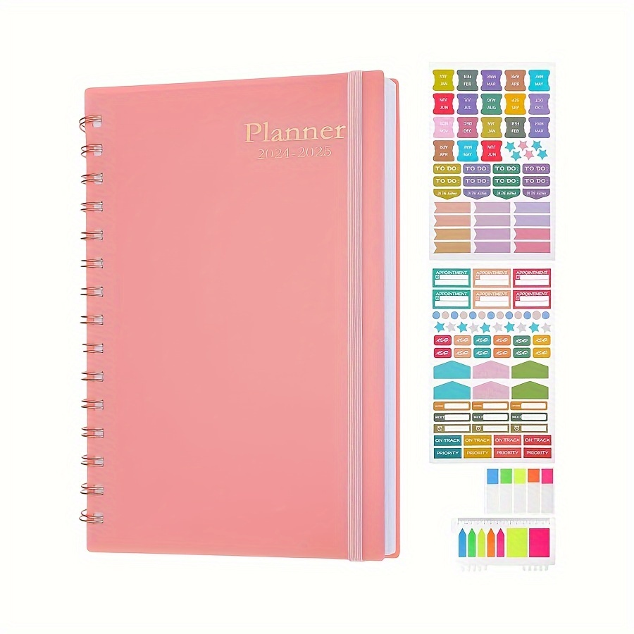 18 month Weekly Monthly Planner 2024 2025 A5 Size Daily Temu Portugal