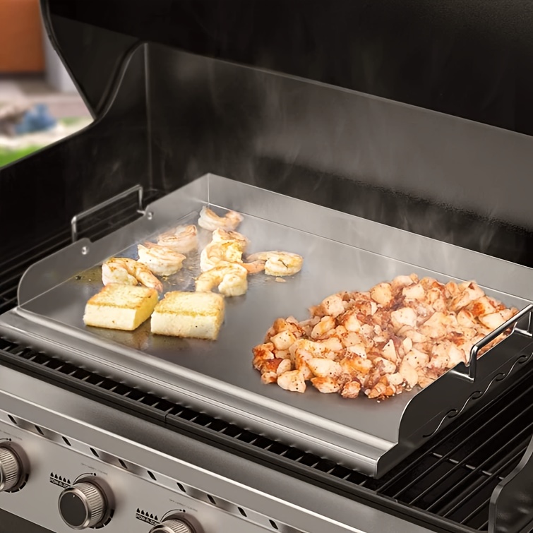 Venturi Flat Top Griddle Stove Grill Pan Stainless Steel Bbq Plates